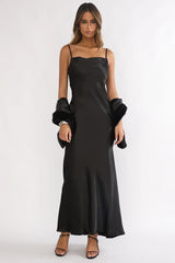 Hadley Cami Scarf Maxi Dress Black