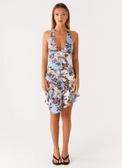 Colt Mini Dress - Bluewood Blossom