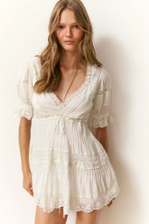 Lilias Cotton Mini Dress