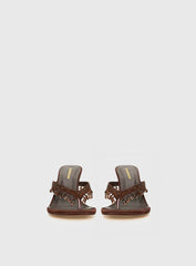 Ameliah Tassel Heels Brown