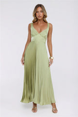 Dazzling Opulence Maxi Dress Lime