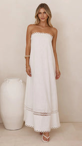 Sandra Maxi Dress - White