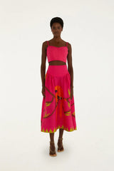 Pink Maxi Skirt