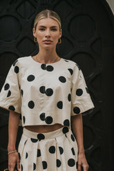 Jacklynn Polka Dot Blouse