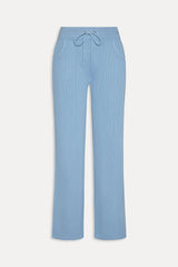 Emma Thermal Low Rise Pants - Lullaby Sky
