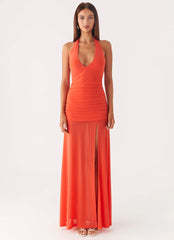 Island Muse Dress - Coral