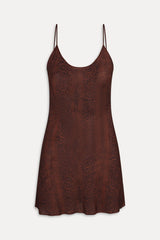 x Réalisation Par Luz Mini Slip Dress - Python