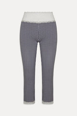 Nikki Gingham Capri Pants - Midnight Wishes