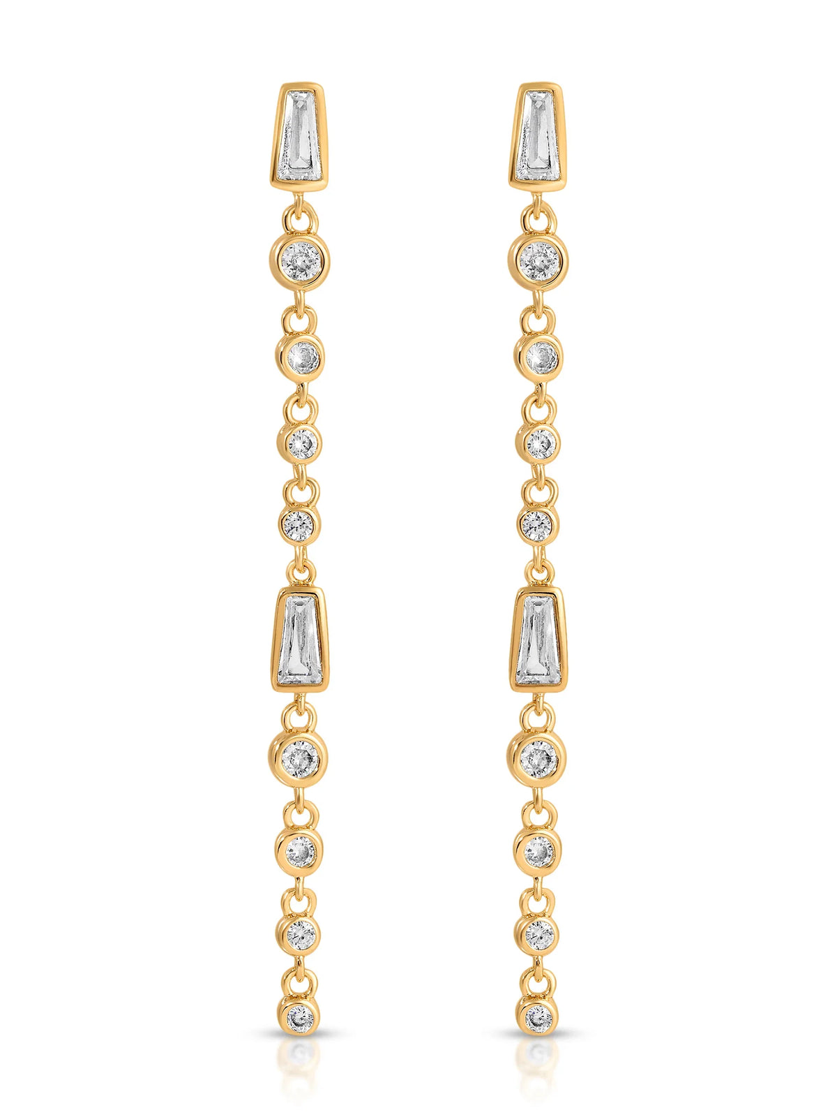 Crystal Linear Earrings