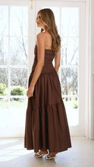 Lola Maxi Dress - Chocolate